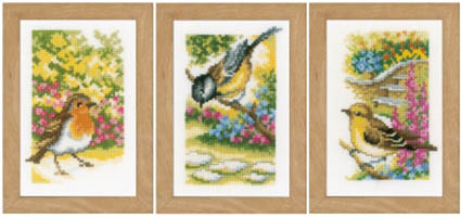 Garden Birds - set of 3 Kit 