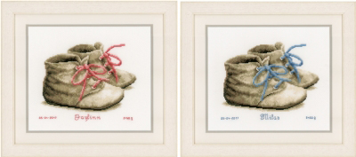 Baby Shoes Birth Announcement Kit