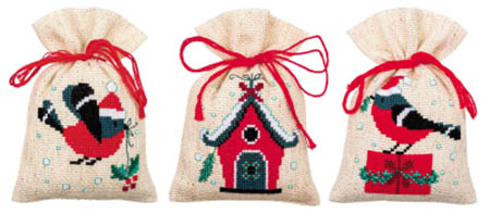 Christmas Bird & House Bags Kit