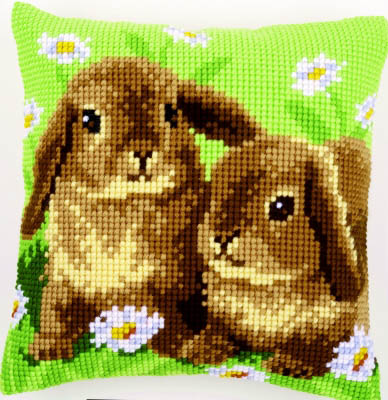 Two Rabbits Cushion Kit
