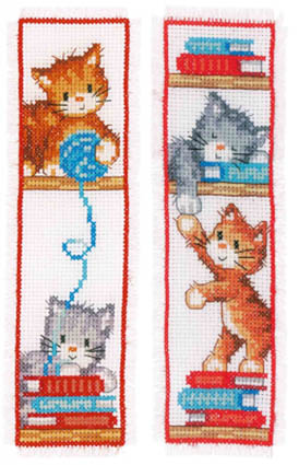 Playful Kittens Bookmark Kit