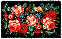 Roses Latch Hook Rug Kit