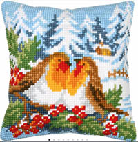 Robins In Winterland Cushion Kit