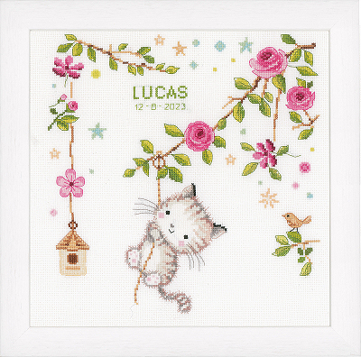 Cheeky Kitten Birth Announcement Kit