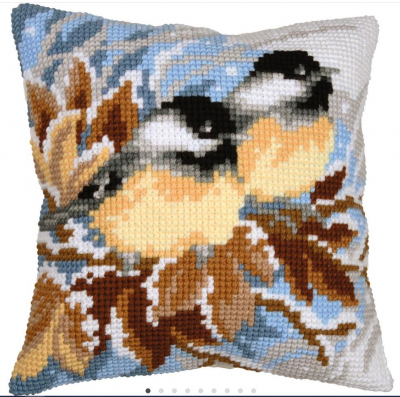 Chickadees in Winter Cushion Kit