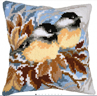 Chickadees in Winter Cushion Kit