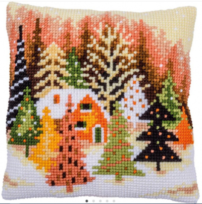 Christmas Trees Cushion Kit