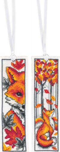Foxes Bookmarks Kit