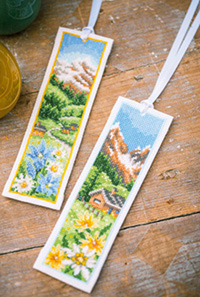 Alpine Meadow Bookmark set of 2  Kit