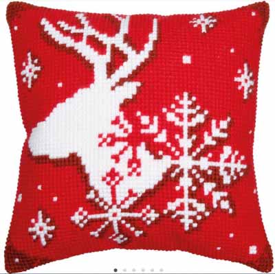 Christmas Deer Cushion Kit
