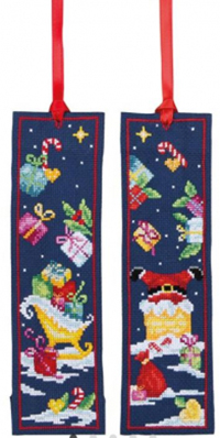 Sleigh & Santa Clause Bookmarks Kit