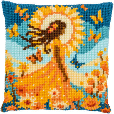 Girl With The Sun Cushion Kit