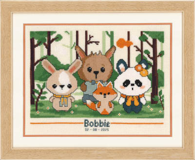 Panda & Friends Birth Announcement Kit