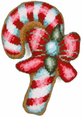 Candy Cane Shaped Cushion Kit