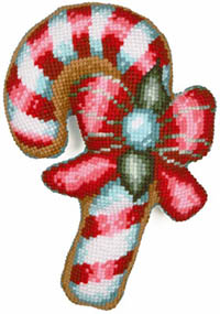Candy Cane Shaped Cushion Kit