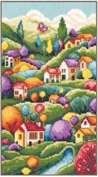 Landscape with Cottages Kit