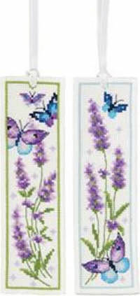 Lavender & Butterflies Bookmarks Kit