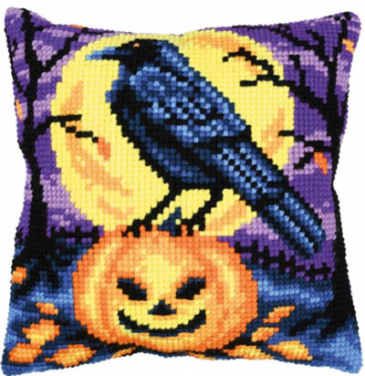 Halloween Crow Cushion Kit