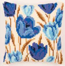 Blue Tulips Cushion Kit