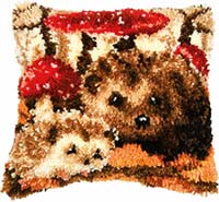 Hedgehogs Latch Hook Kit