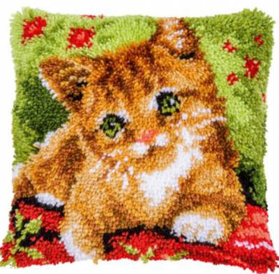 Sweet Little Latch Hook Cushion Kit