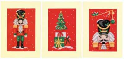 Nutcracker Greeting Cards (3) Kit