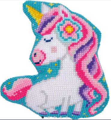 Unicorn Shaped  Pillow Kit