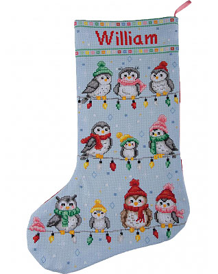 Festive Feathered Friends  Christmas Stocking Kit
