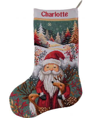 Woodland Christmas Wishes  Christmas Stocking Kit