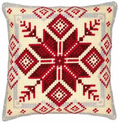 Nordic Snowflake Cushion Kit