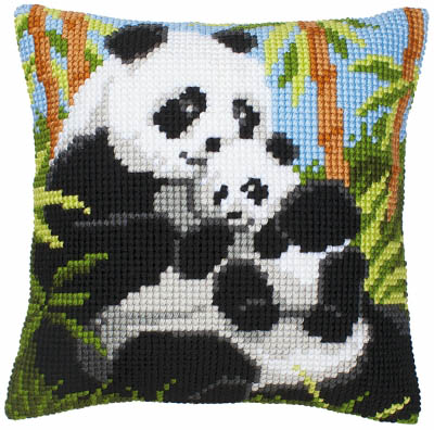 Panda Family Cushion Kit