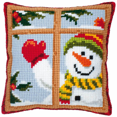 Happy Snowman Cushion Kit
