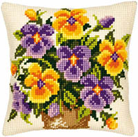 Pansy Posy Cushion Kit
