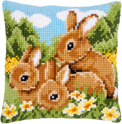 Three Rabbits Cushion Kit
