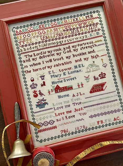 Mary Lomax 1878 - Multicolor Bristol