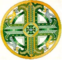 Celtic Emerald Cross