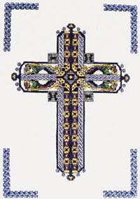 Celtic Sapphire Cross