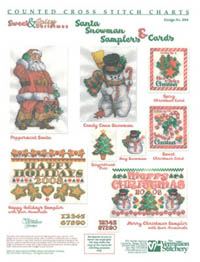 Santa, Snowman, Samplers