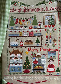 Waiting For  Christmas One Stitch At A Time