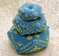 Summer Biscornu Stack