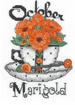 Teacup Birth Flower - October