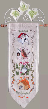 Seasonal Birdhouses Bellpull
