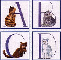 Alphabet Cat I (A - D)