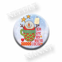 Warm Cocoa Stitch Dot by Amy Bruecken Designs