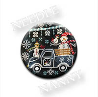 Winter Wonderland Farm - Frosty Ride Needle Nanny by Hands on Designs