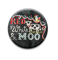 Red, White & Moon Needle Nanny by Hands On Design