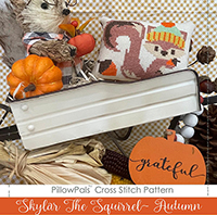 Skylar The Squirrel - Autumn Pillow Pal