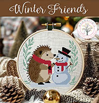 Winter Friends (Hedgehog & Snowman)