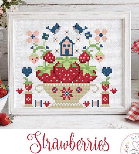 Basket of Blooms Strawberries