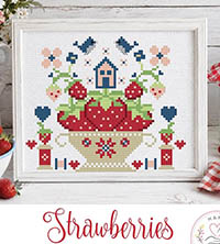 Basket of Blooms Strawberries